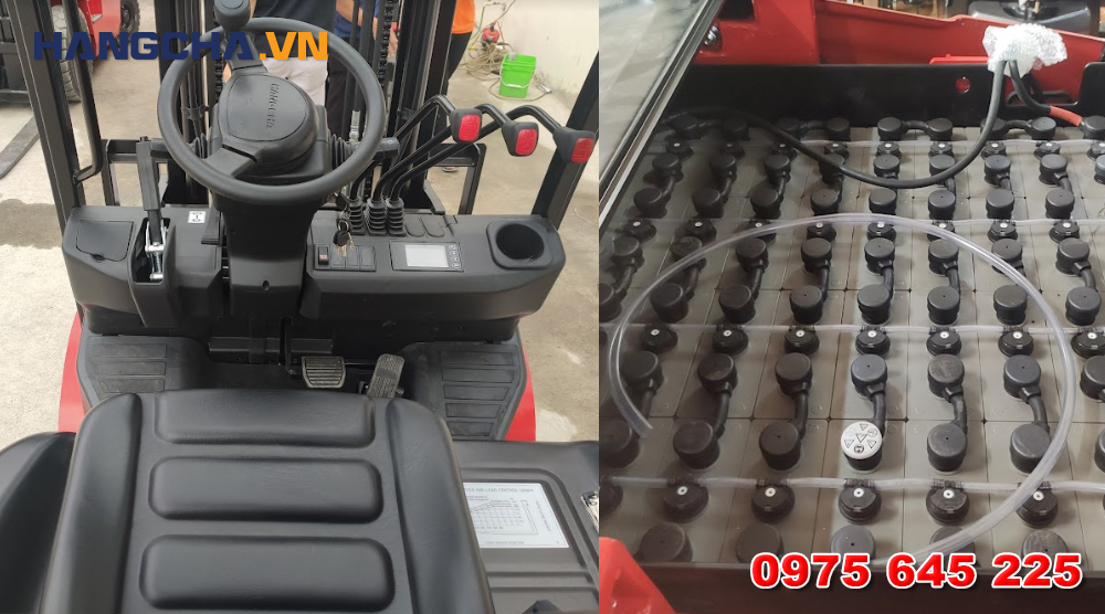 Thiết kế xe nâng 1.5 tấn điện dòng AE Hangcha hiện đại