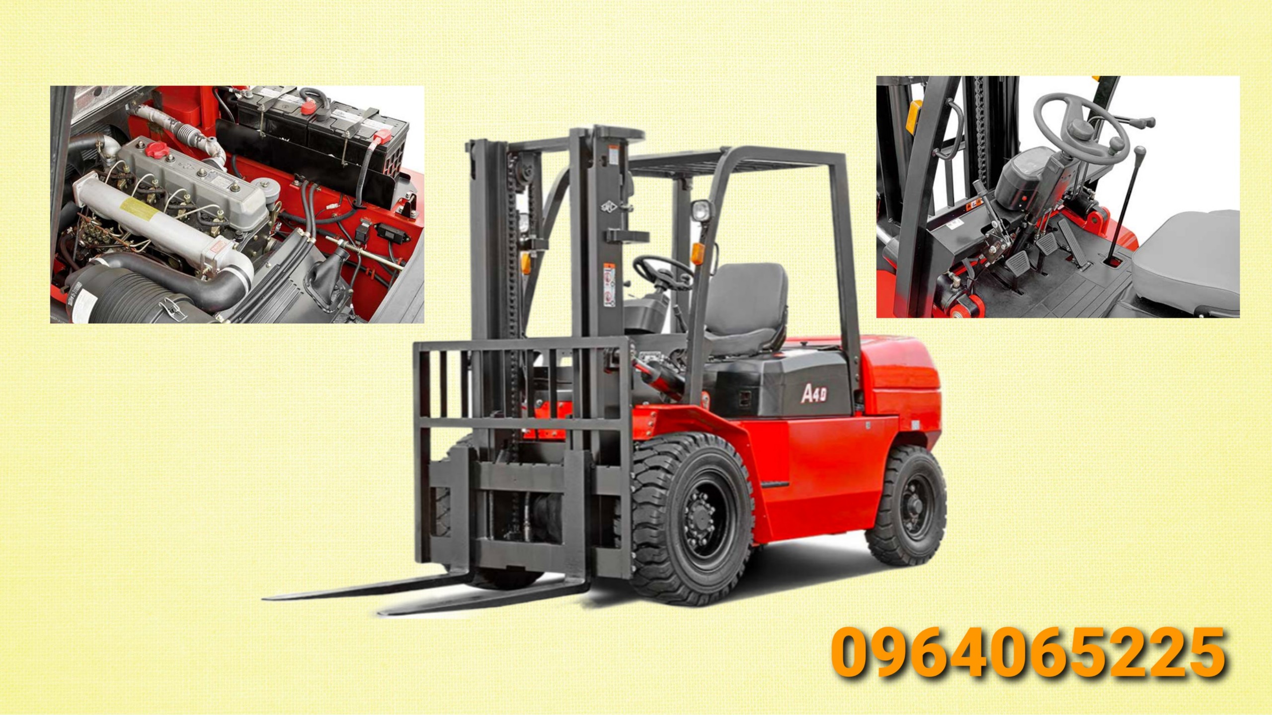 Xe nâng dầu 4 tấn dòng A Hangcha