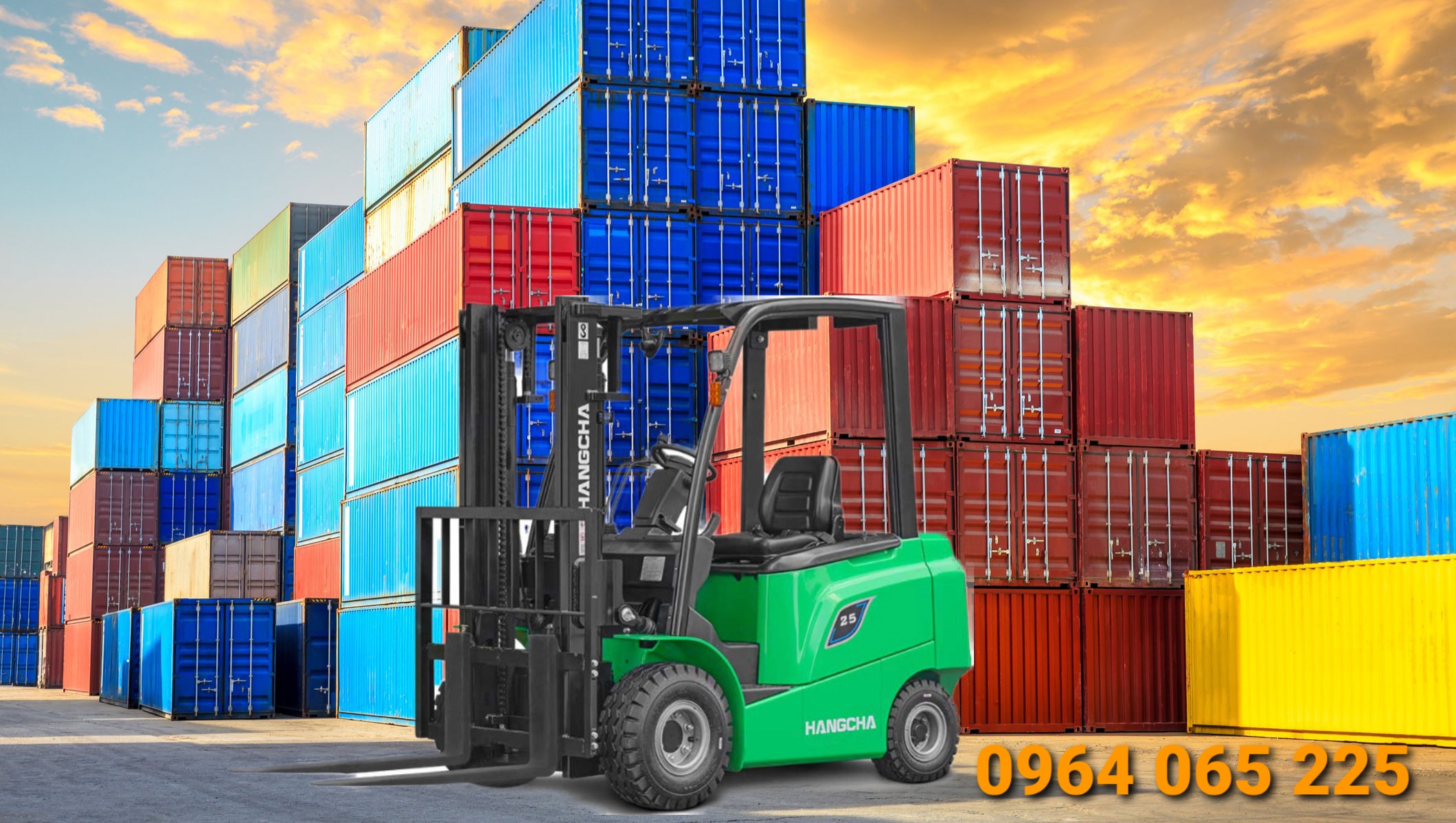 Xe nâng điện 2.5 tấn 4 bánh dòng AE