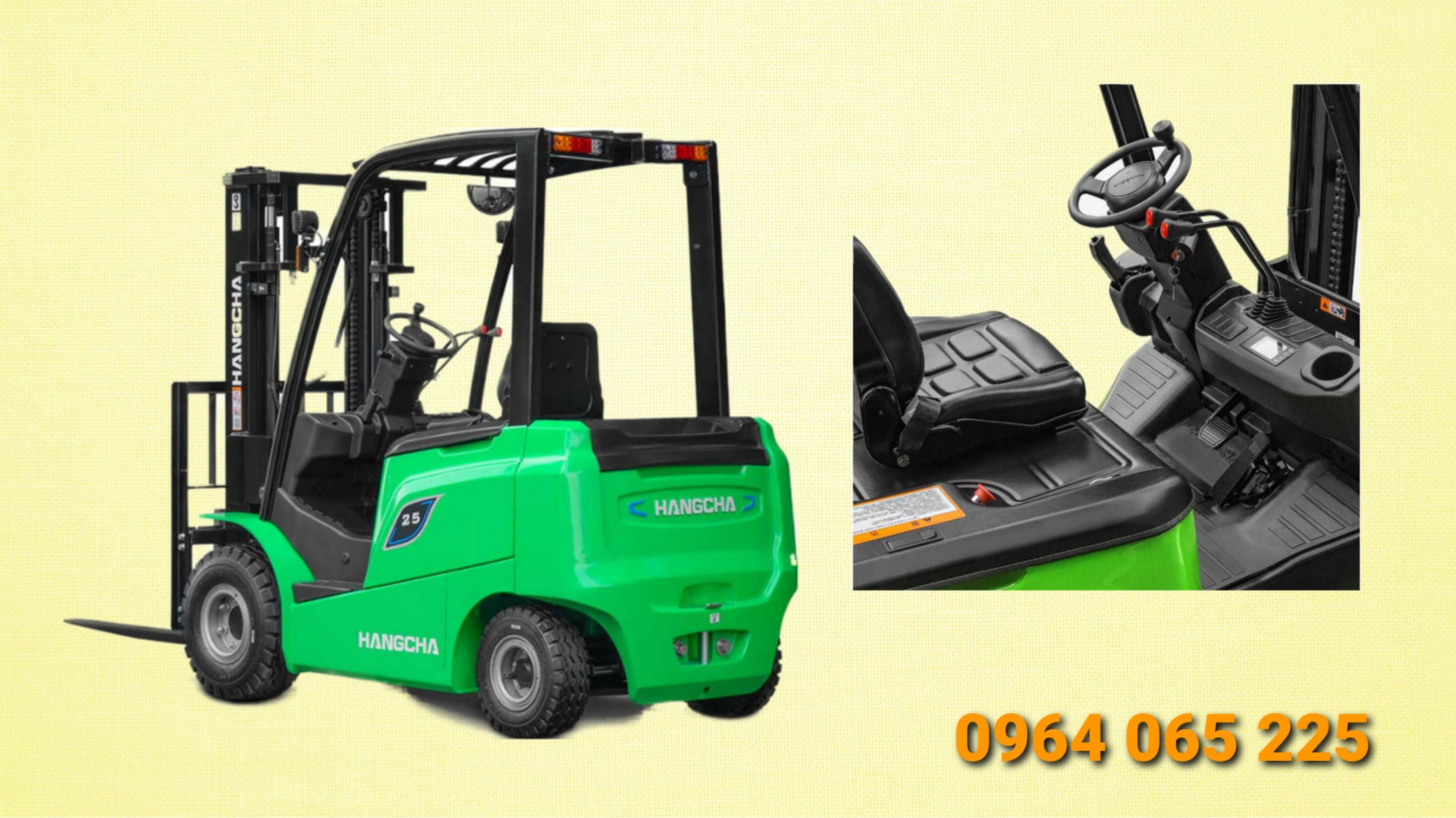 Xe nâng điện 2.5 tấn 4 bánh dòng AE