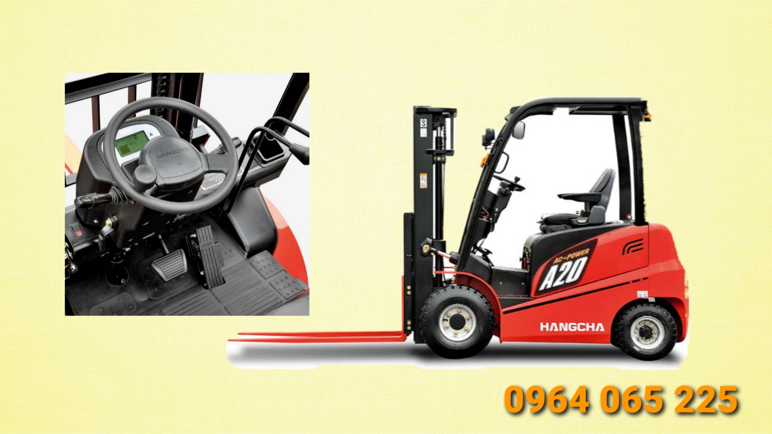 Xe nâng điện 2 tấn 4 bánh A series