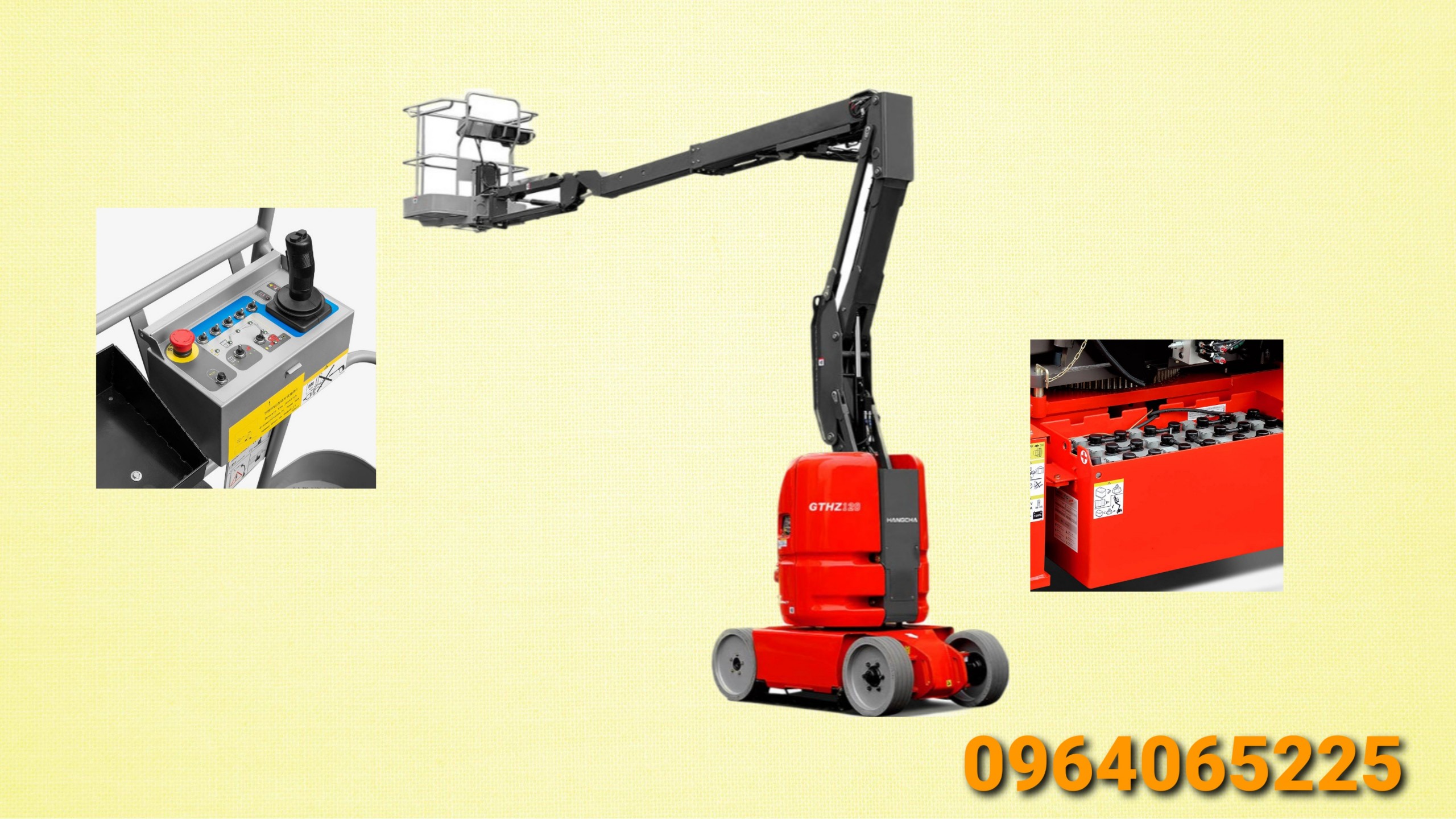 Xe nâng người Boom lift Hangcha