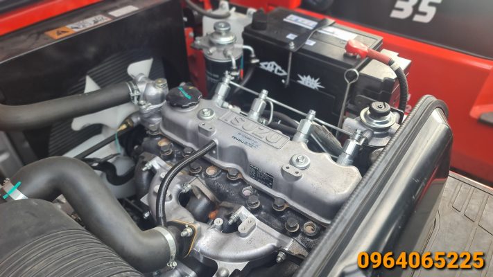 Động cơ Isuzu trên xe nâng Hangcha